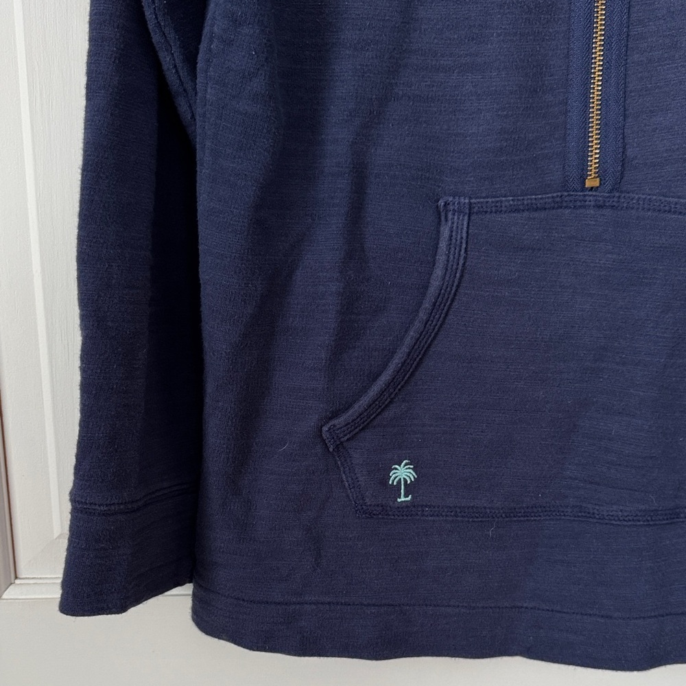 Lilly Pulitzer Women's Navy Half-Zip Pullover - Picture 6 of 16